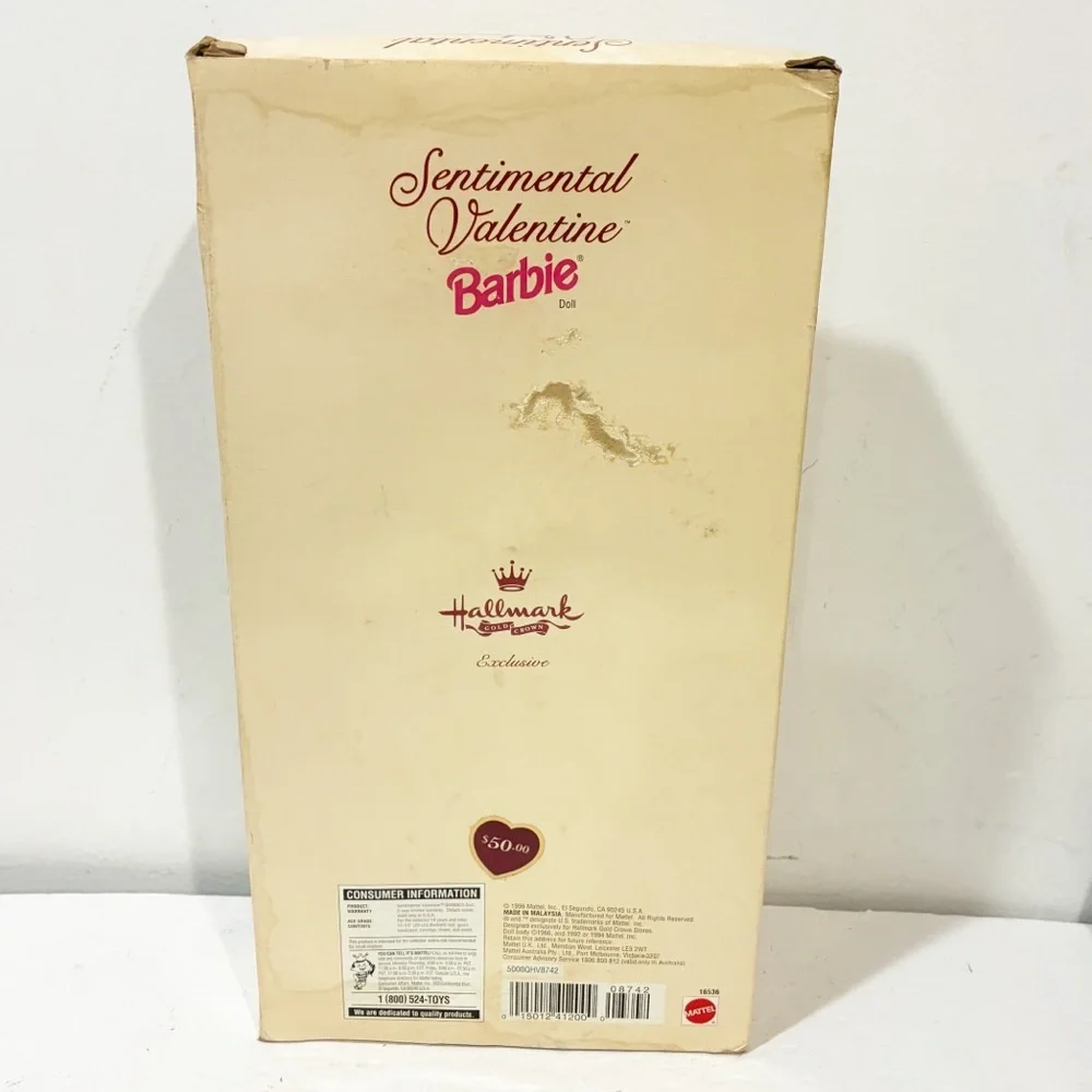 Vintage Sentimental Valentine Barbie (Hallmark Special Edition) New‎ In Box Doll